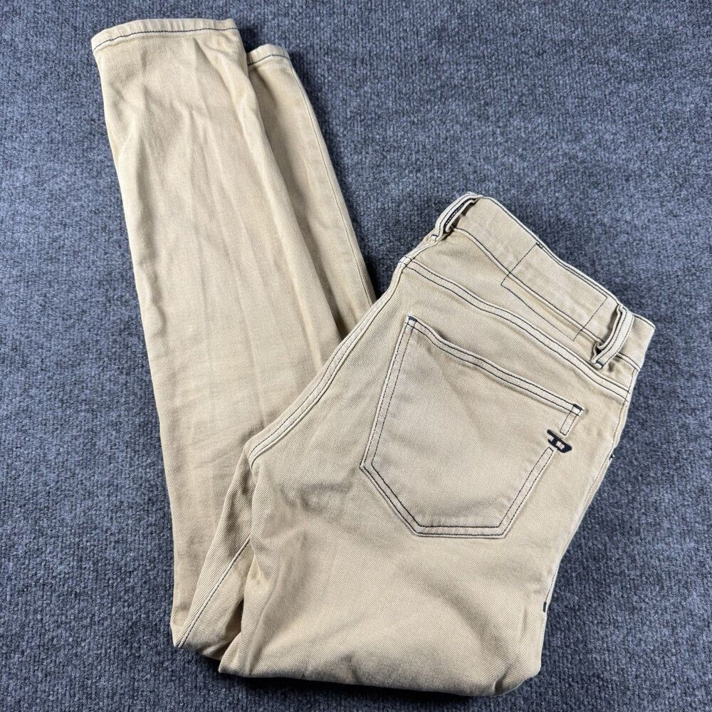 Diesel 2019 D-Strukt Slim Fit Colored Jeans Mens 30x30 Beige Khaki 09C83 Camel